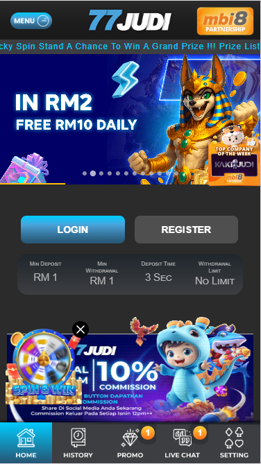 77Judi - Homepage - 96m1