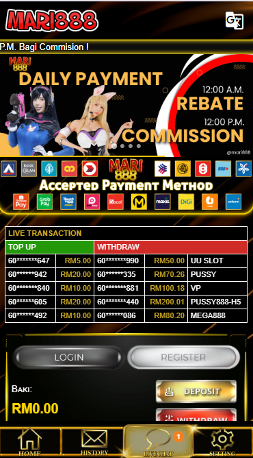 Mari888 - Homepage - 96m1