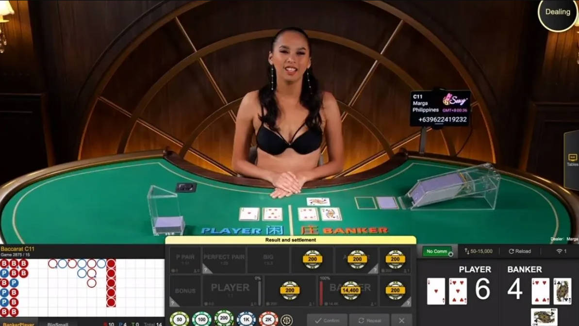 Sexy Bacarrat - Gameplay - 96m1