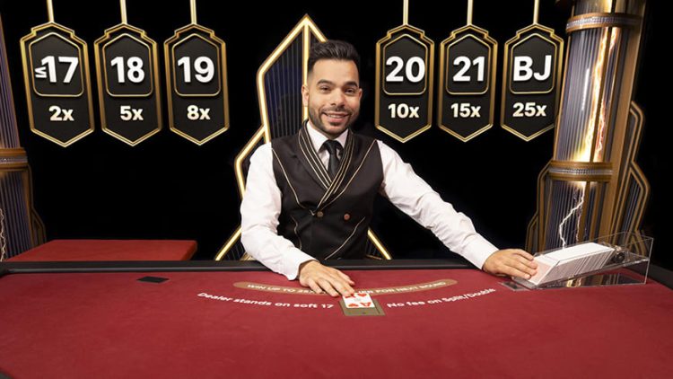 First Person Lightning Blackjack - Interface - 96m1