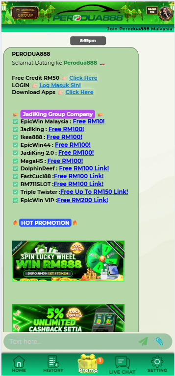 Perodua888 - Livechat - 96m1
